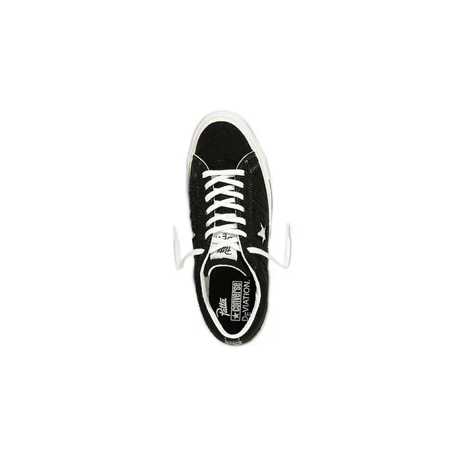 Converse one star hot sale patta x deviation black