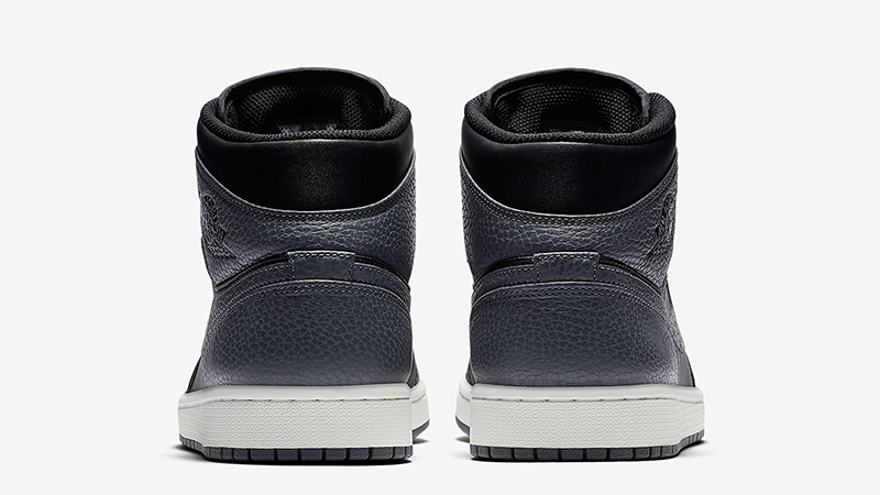 Jordan 1 Mid Tumbled Leather Grey
