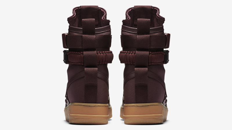 nike sf air force 1 high burgundy