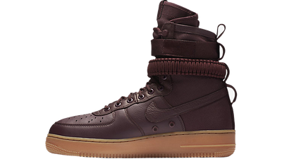 nike air force 1 burgundy gum