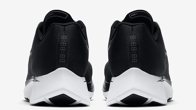 sneaker release nike zoom fly flyknit black white