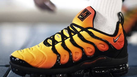 Nike Air Vapormax Plus 'Sunrise' Launches Tomorrow In Limited Quantities Nike Air Vapormax Plus 'Sunrise' Launches Tomorrow In Limited Quantities