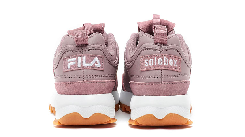 dusty pink fila disruptor