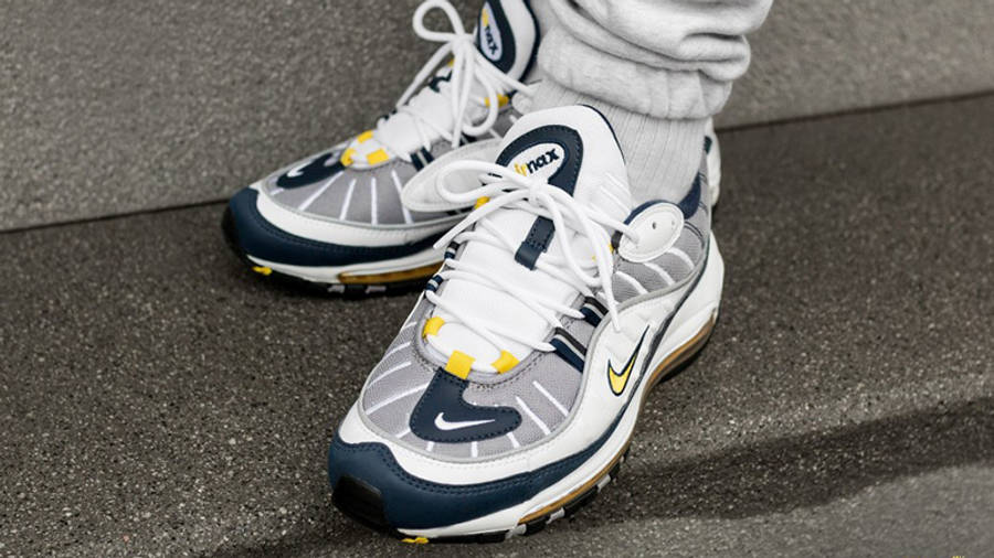 air max 98 yellow and blue