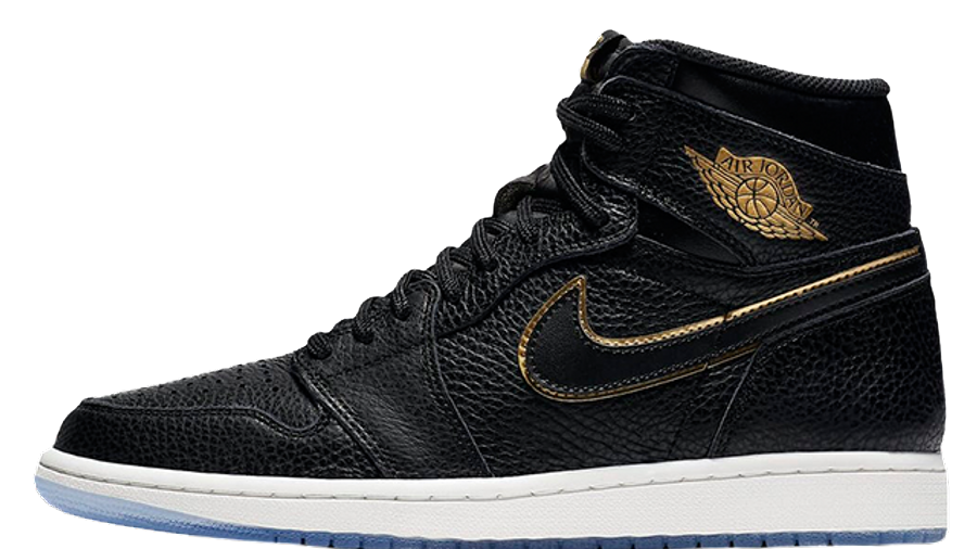 jordan 1 retro high og black gold