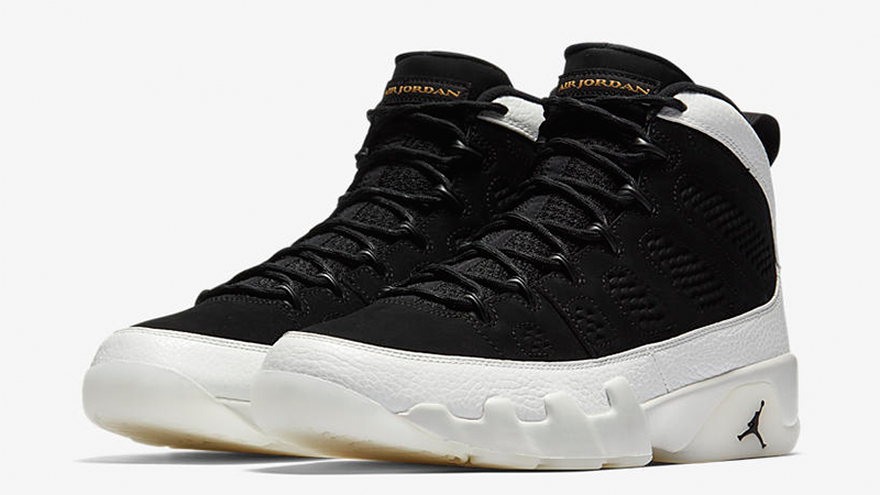 jordan 9's black and white