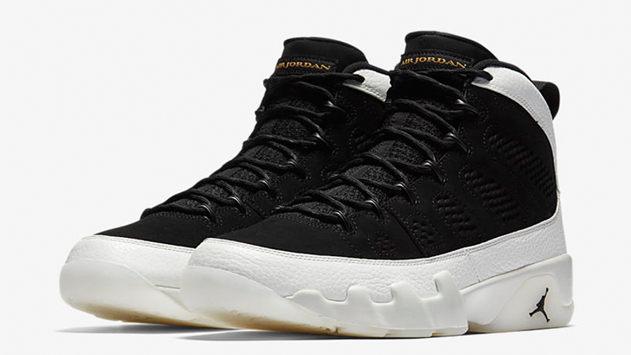 jordan 9 black white