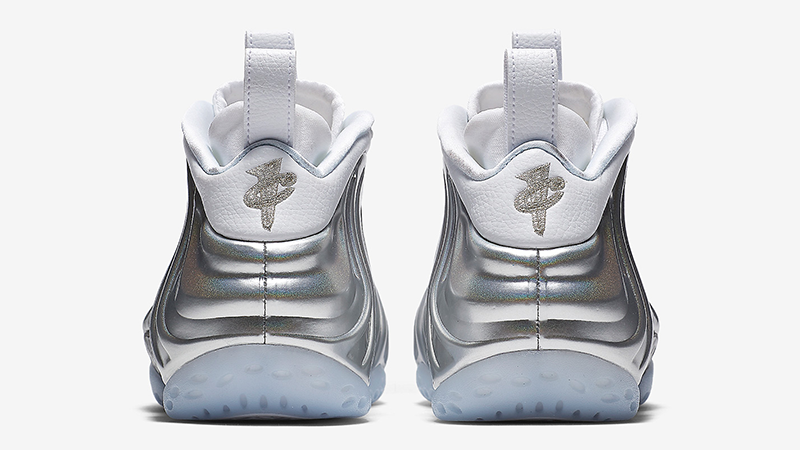 air foamposite one silver
