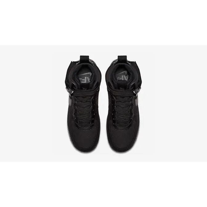 Nike Air Force 1 High Canvas Triple Black | Where To Buy | AH6768-001 ...