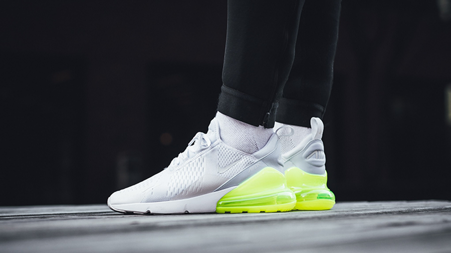 air max 270 white and yellow