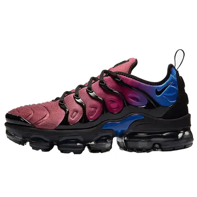 Nike air vapormax plus shop multi-color/black-hyper violet women's shoe