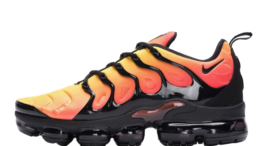 nike air vapormax plus orange and black