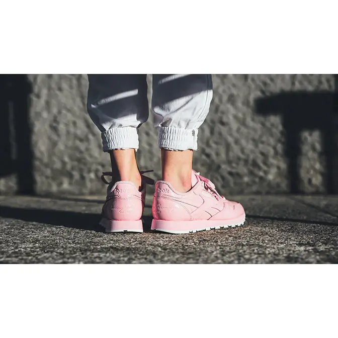 Reebok classic leather clearance pastel pink