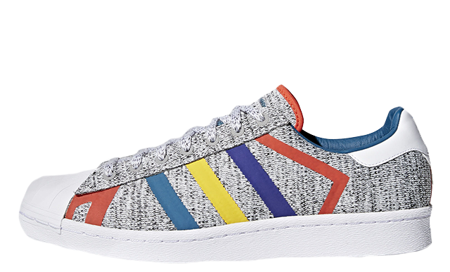 White Mountaineering x adidas Superstar Grey Multi
