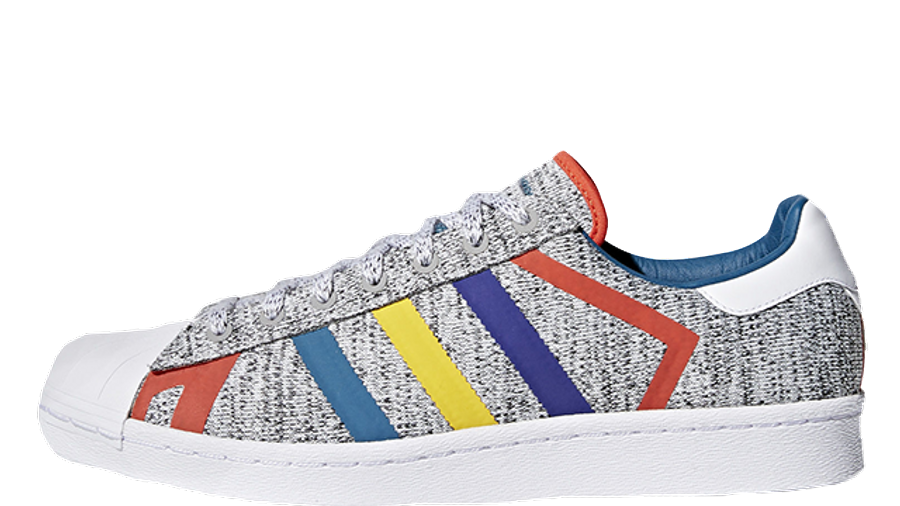 adidas superstar grey and white