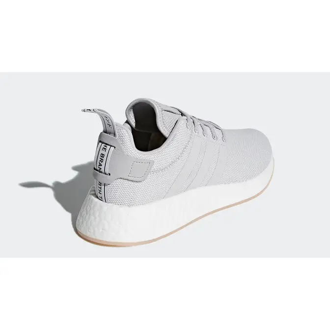 Nmd r2 women's outlet grey and white