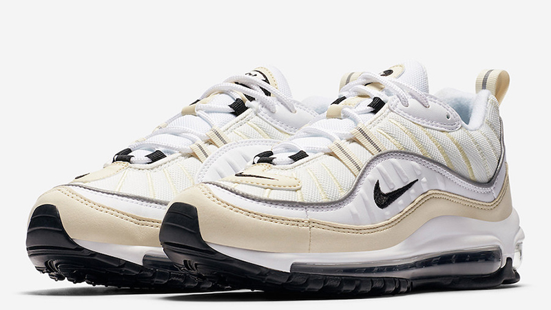 Nike Air Max 98 White Fossil Womens | Where To Buy | AH6799-102 | The Sole  Supplier