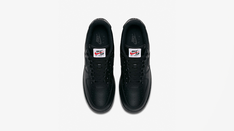 black air forces velcro