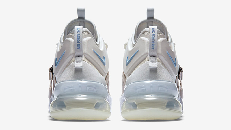 nike air force 270 white silver