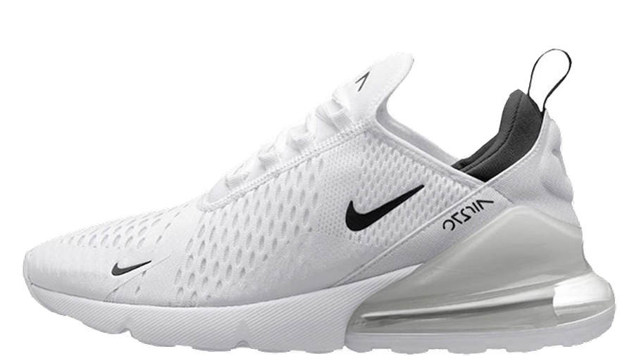 white with black tick nike air max