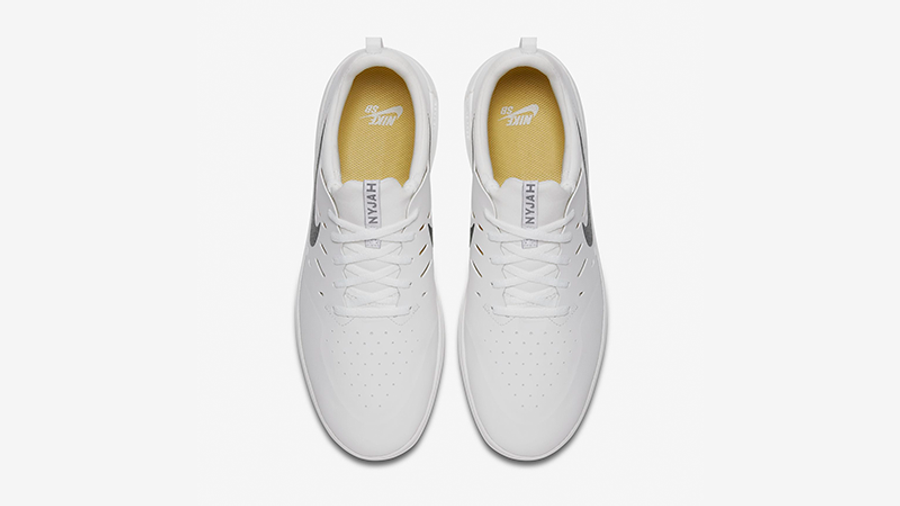 white nike nyjah