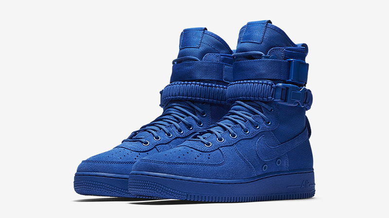 hardware Properly Enroll Nike SF Air Force 1 Blue Suede | Where To Buy | 864024-401 | The Sole  Supplier