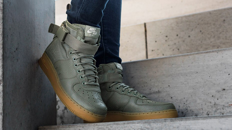 Nike SF Air Force 1 Mid Dark Stucco Womens | Where To Buy | AA3966-004 |  The Sole Supplier