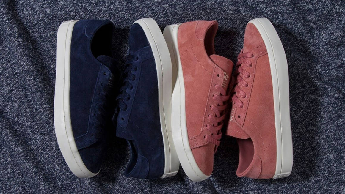 Embraces The Suede Trend In Court Vantage Kicks | The Sole Supplier