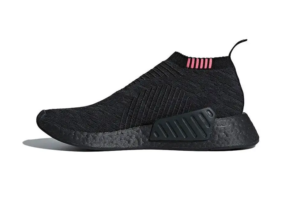 Take A Peek At adidas Sleek Triple Black NMD CS2 With A Millennial Pink Twist The Sole Supplier