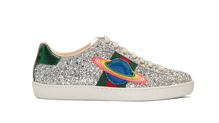 Gucci's Glitter Ace Sneakers Are Taking Us To Infinity And Beyond Gucci's Glitter Ace Sneakers Are Taking Us To Infinity And Beyond