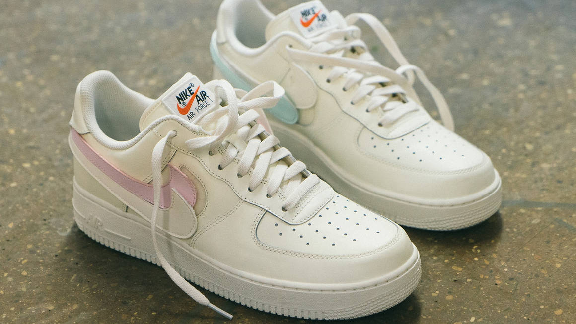 Wedstrijd Uitwerpselen Voorbereiding Nike's Customisable Air Force 1 Is Launching With Pretty Pastel Swooshes |  The Sole Supplier