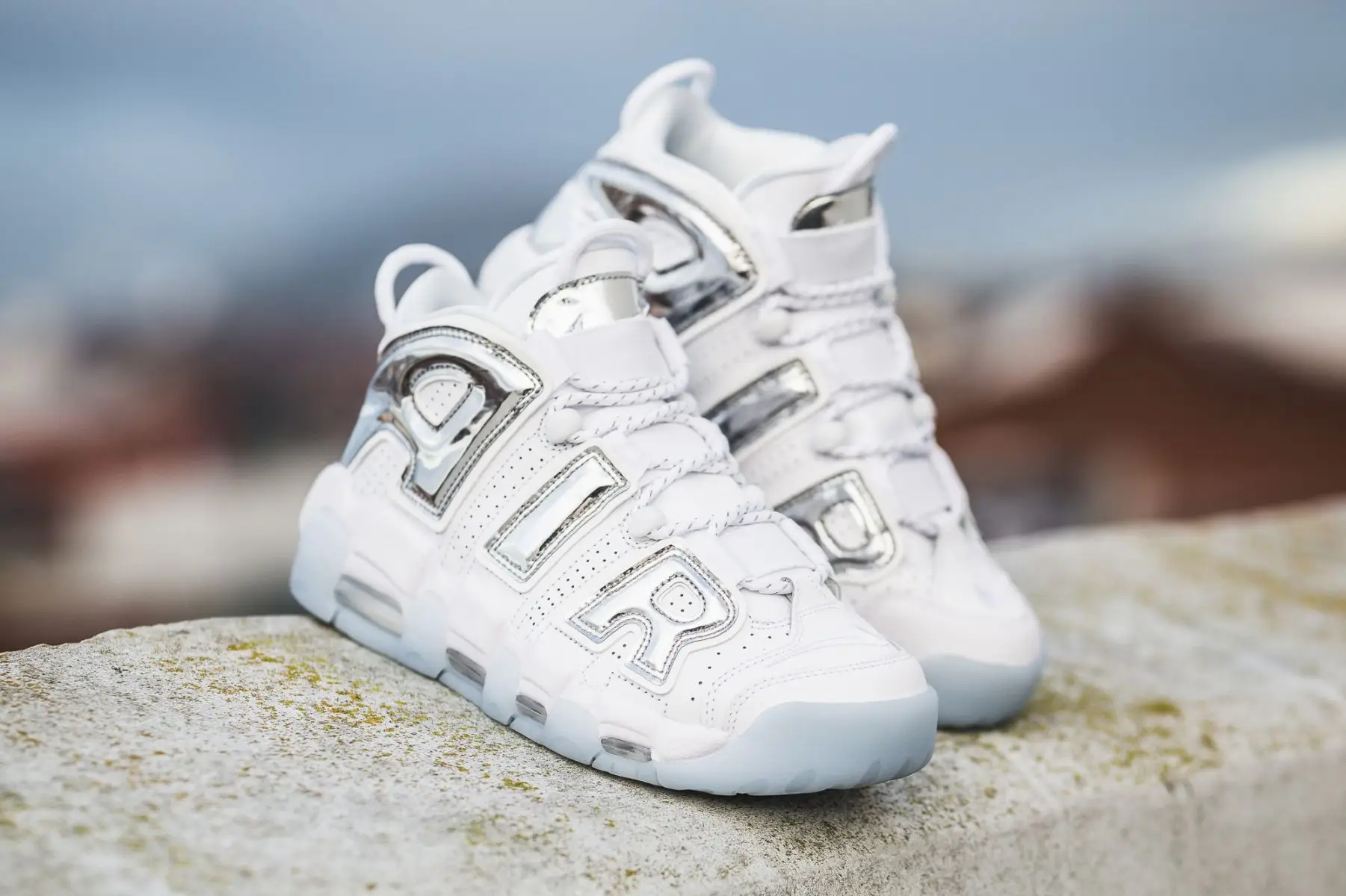 Nike uptempo fashion chrome