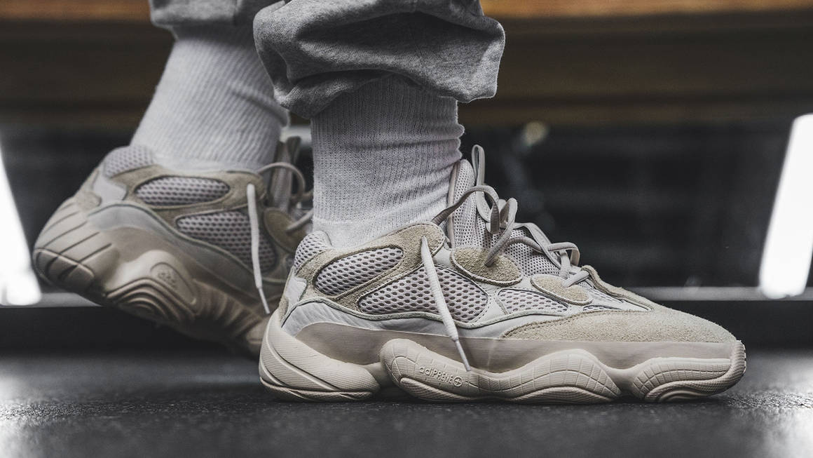 An On Foot Look At The adidas Yeezy Desert Rat 500 ‘Blush’