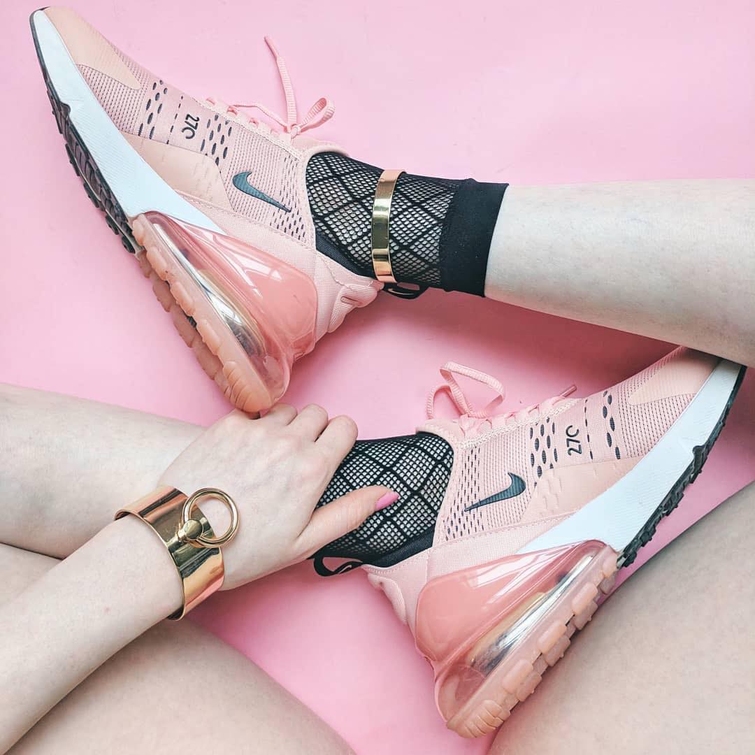 nike air max 270 coral stardust women's shoe