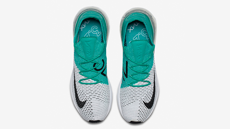 Nike wmns air max 270 clearance flyknit 'clear emerald' women's sneakers