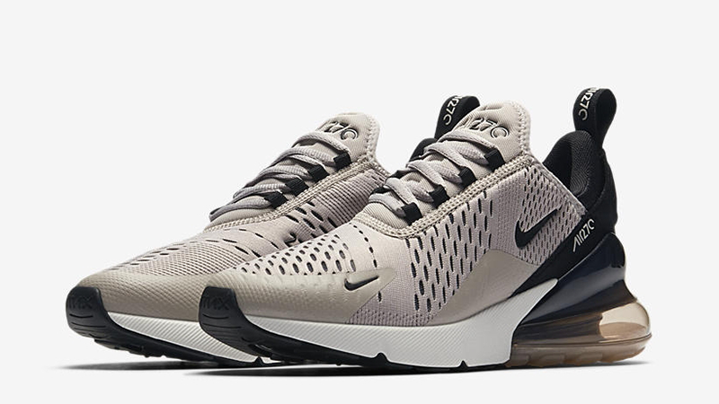 grey and white air max 270
