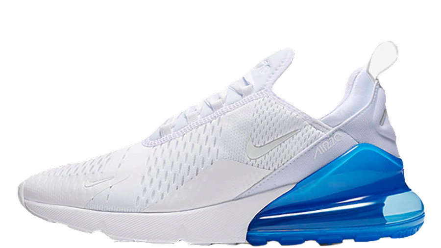 white and blue 270s