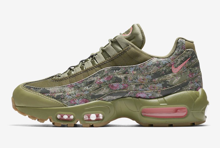 nike air max 95 floral camo