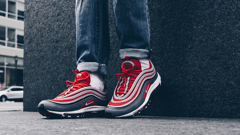 Nike Air Max 97 Red Grey | Where To Buy 