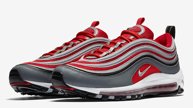 air max 97 grey and red Shop Clothing 