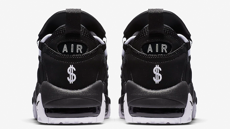 air money shoes black and white