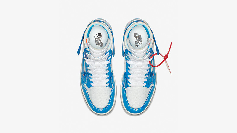 Off white unc hot sale air jordan 1