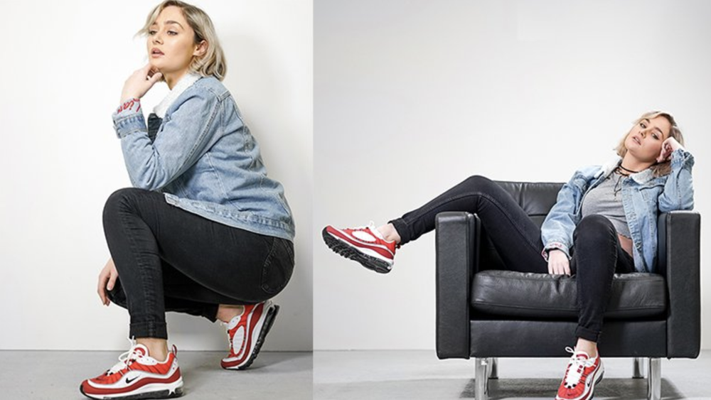 Gym Red Air Max 98 editorial