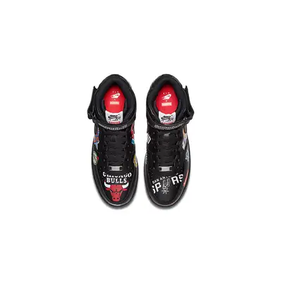 Supreme x Nike Air Force 1 Mid x NBA Black