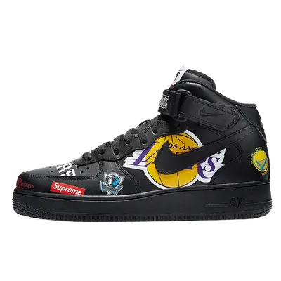 Supreme x NBA x Nike Air Force 1 Black | Where To Buy | AQ8017-001