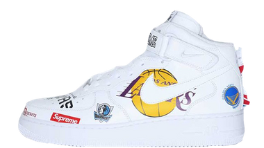 Supreme x NBA x Nike Air Force 1 White