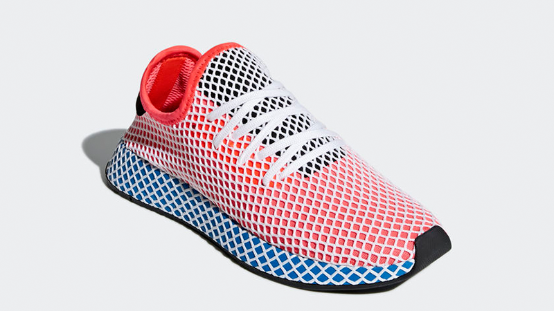 adidas Deerupt Red Blue | Where To Buy | CQ2624 | The Sole Supplier