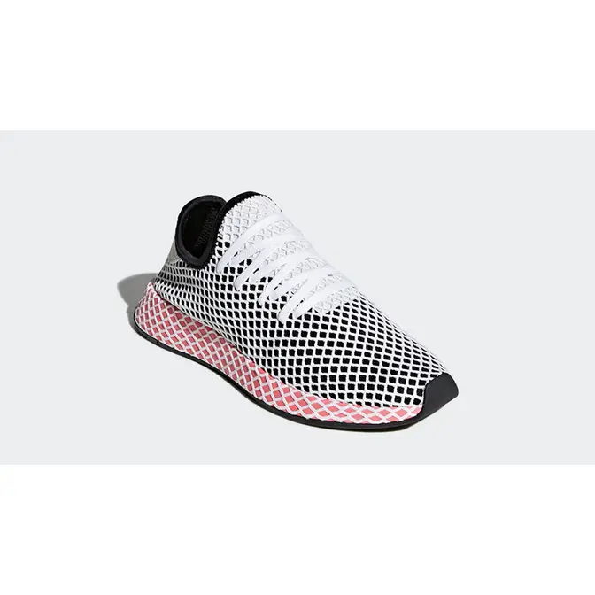 adidas Deerupt Black Red Womens