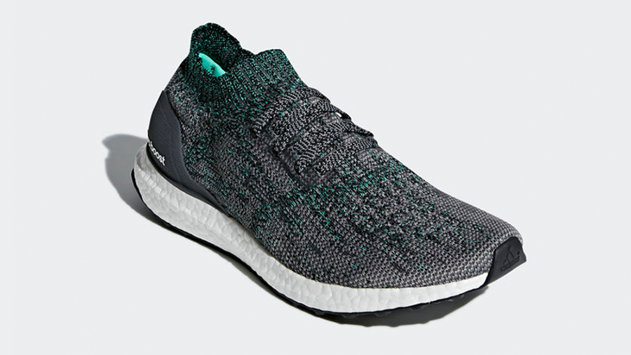 ultra boost uncaged grey green