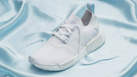 White & Baby Blue Transform adidas' NMD R1 Primeknit White & Baby Blue Transform adidas' NMD R1 Primeknit